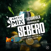 Табак Sebero Arctic Mix Адреналин - Лимон, Фейхоа, Энергетик, Арктик (Adrenalin) 100г